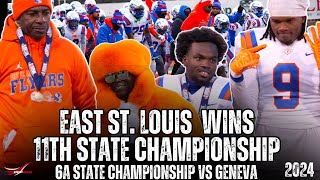 The 6A IHSA State Championship Highlights  Geneva vs East St Louis [upl. by Deonne487]