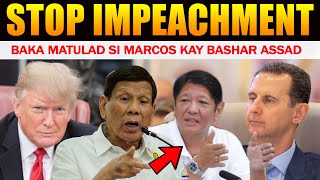 🔴 EXCLUSIVE Duterte Kung Bakit Mapatalsik si Marcos sa Pwesto Tulad ni Assad dahil kay VP Sara [upl. by Dario]