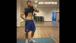 ABS mit Hanteln workout motivation abs sports fitness personaltrainer sixpack youtubeshorts [upl. by Enovaj22]