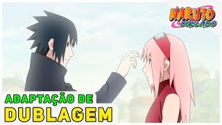 SASUKE SE DESPEDE DE SAKURA  Dublagem PTBR Adaptada [upl. by Nidla]