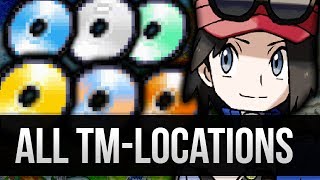 How amp Where to catchget  All TM Locations in Pokemon X and Y Full TM Location Guide [upl. by Richter]