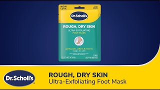 Dr Scholls® Rough Dry Skin UltraExfoliating Mask [upl. by Eserrehs]