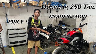 Dominar 250 Tail Modification  Dominar 250 rear fender price ‎D25TRIDER [upl. by Nehpets718]