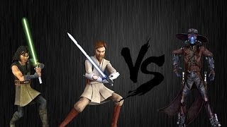 Star Wars the Clone Wars Obi Wan Kenobi amp Quinlan Vos vs Cad Bane [upl. by Susie127]