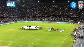 Napoli Fans Roar “The Champions“ Against Liverpool In The Champions League [upl. by Lajet]