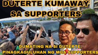 DUTERTE DUMATING NA KUMAWAY SA KANYANG SUPPORTERS HUMANDA NA KAYO [upl. by Ing]