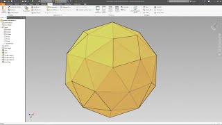 Pentakis Dodecahedron  Autodesk Inventor [upl. by Adile]