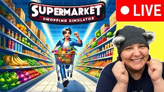 🔴Live Lets Make THE WORST Grocery Store Ever Supermarket Simulator [upl. by Brynna]