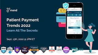 Patient Payment Trends 2022 Learn All The Secrets [upl. by Idnic670]