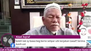 Bolehkah bawa selipar ketika Tawaf [upl. by Gilbertina28]