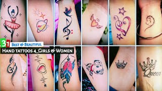 30 Hand tattoo ideas for GirlsWomen  tattoos for Girls on hand  Small tattoos [upl. by Acceber490]