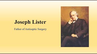 Joseph lister  Father of Antiseptic Surgery [upl. by Jecoa]