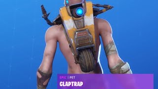 Fortnite CLAPTRAP Pet  All Voice Lines [upl. by Socha]