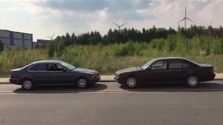 BMW 728i VS BMW 528i E38 VS E39 Review and Testfahrt [upl. by Muhammad]