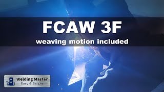 FCAW 3F Full Process vertical fillet weld [upl. by Severson]