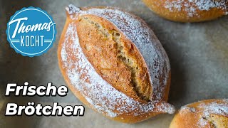 Knusprige Brötchen zum Frühstück ohne Stress  morgens nur noch frisch backen [upl. by Spooner4]