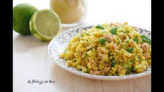 COUSCOUS ALLA CURCUMA CON TONNO E ZUCCHINE [upl. by Kovacev]