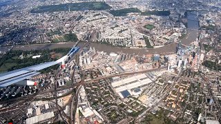 Scenic Approach into London Heathrow Airport British Airways [upl. by Orecul846]