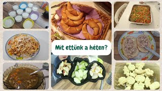 Mit ettünk a héten 24 november [upl. by Esenahs]