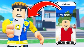 My BIGGEST STALKER Is BACK He Sent Me A SNAPCHAT Roblox [upl. by Chappie]