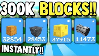 CLAIM 300000 BLOCKS  Build a Boat for Treasure ROBLOX [upl. by Kapoor]