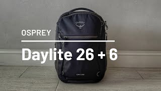 The PERFECT carry on backpack only 100 Osprey Daylight 266 Expandable Backpack Review [upl. by Roede]