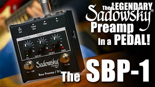 BEEF UP any PASSIVE BASS With the Legendary SADOWSKY PREAMP Pedal SBP1 [upl. by Ledba]