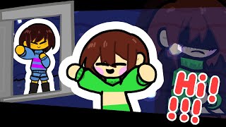 Frisk finds Chara   Undertale Animation [upl. by Adnohsal804]