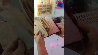 Diy Vintage Diary🍂🦋  Homemade diary shorts diy diary vintage handmade trending viral [upl. by Marillin327]