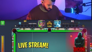 Indirect Game play like a boss on Live Stream  8 Ball Pool  Face Reveal [upl. by Lauder]