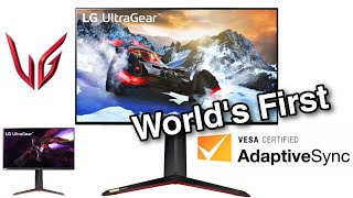 LG 27GP950 Worlds First AdaptiveSync Certification LG 27GP850 Monitors [upl. by Assanav]