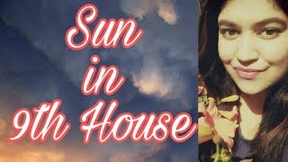 Sun in the 9th House of Horoscope  Learn Vedic Astrology [upl. by Py]