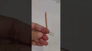 shortsvideo  simple braided ring  couple unisex jewelry from copper wire handmade wirerings [upl. by Mozes]