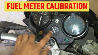 How to calibrate fuel meter of any motorcycle  fuel meter showing wrong readings  pulsar 150 [upl. by Burta]