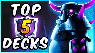 TOP 5 DECKS from the BEST PLAYERS IN THE WORLD 🏆 — Clash Royale August 2024 [upl. by Laeno617]