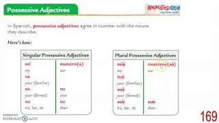 Possessive Adjectives in Spanish [upl. by Melise]