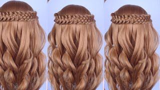 Hairstyle For Wedding Girls  Attractive Hairstyle For Beginners [upl. by Cybill]