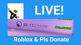 💰PLS DONATE💰 LIVE DONATING LOTS OF ROBUX [upl. by Onig408]