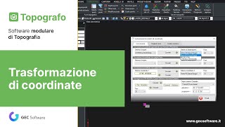 Topografo  Modulo T Trasformazione di coordinate [upl. by Aramit]