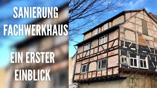 Erster Einblick  Sanierung Fachwerkhaus [upl. by Walkling]