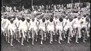 Gymnastik  DGI landsstævne 1954 i Odense [upl. by Fagaly454]