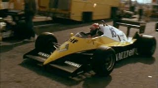 Renault Formula 1 RE 40 at Le Castellet Circuit Paul Ricard  Historical Footage 1980 [upl. by Acirat565]