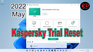 Kaspersky trial reset  2022 rdwithit [upl. by Alakcim884]