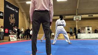 AgneteAsha kumite4 2022 Shotokan cup [upl. by Steinke711]