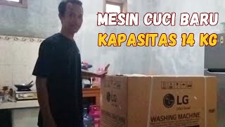 Mesin cuci kapasitas 14 kg merk LG [upl. by Ennayt]