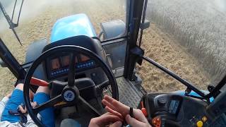 Harvest 2017  New Holland TM135 Grain Carting  Gopro HD [upl. by Yearwood]