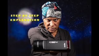 GODOX AD200PRO II menu explanation in detail [upl. by Akinaj]