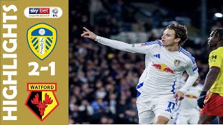 Leeds v Watford 21  Match Highlights  EFL Championship 202425 [upl. by Aicul]