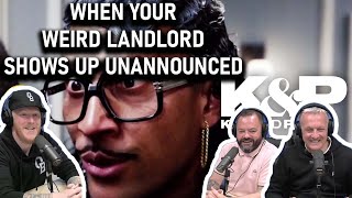 Key amp Peele  When Your Weird Landlord Shows Up Unannounced REACTION  OFFICE BLOKES REACT [upl. by Anem]