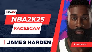 NBA 2k25 JAMES HARDEN BEST FACE CREATION [upl. by Sinnod]